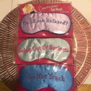 3 luxurious silk eye masks